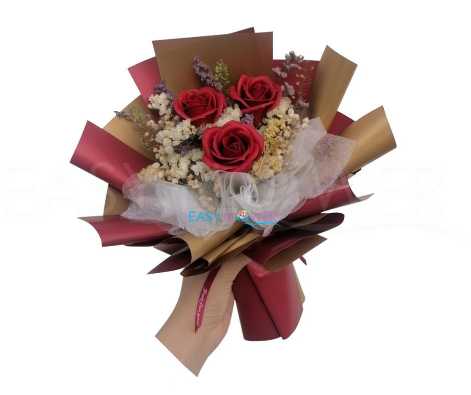 condolence-flower-johor-bahru-hand-bouquet-bonquet-rose-mix-flower